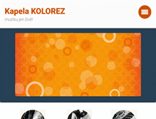 Tablet Screenshot of kolorez.cz